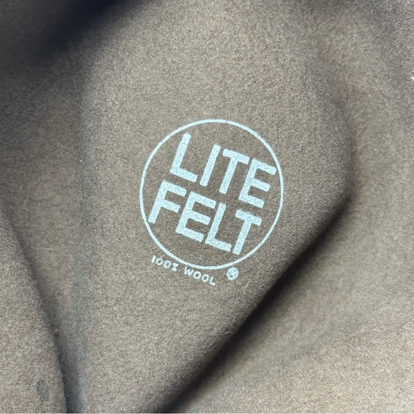 Lite Felt Wool Hat Size Medium USA Brown Tan Western Christy Coastal Cowgirl - Picture 9 of 13